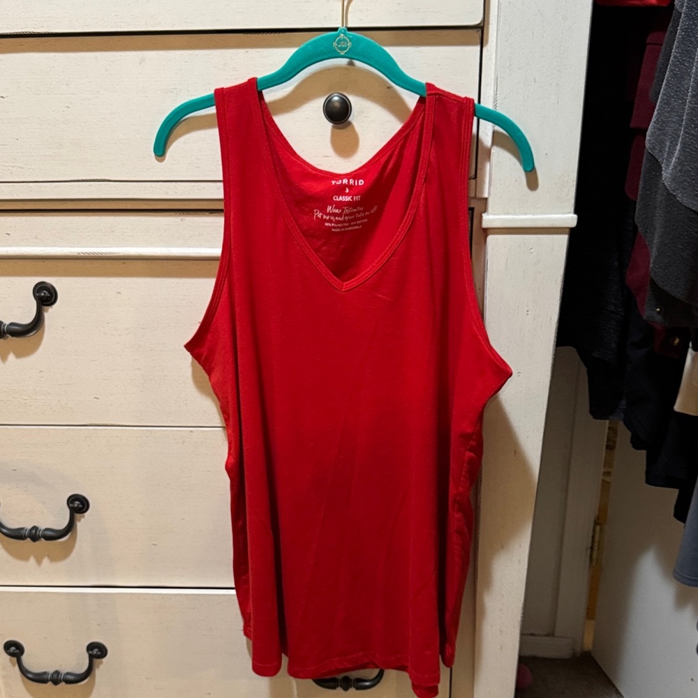 Torrid Bold Red Tank Top